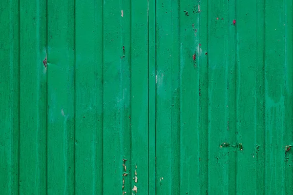 Vieux conteneur peint en fer vert — Photo