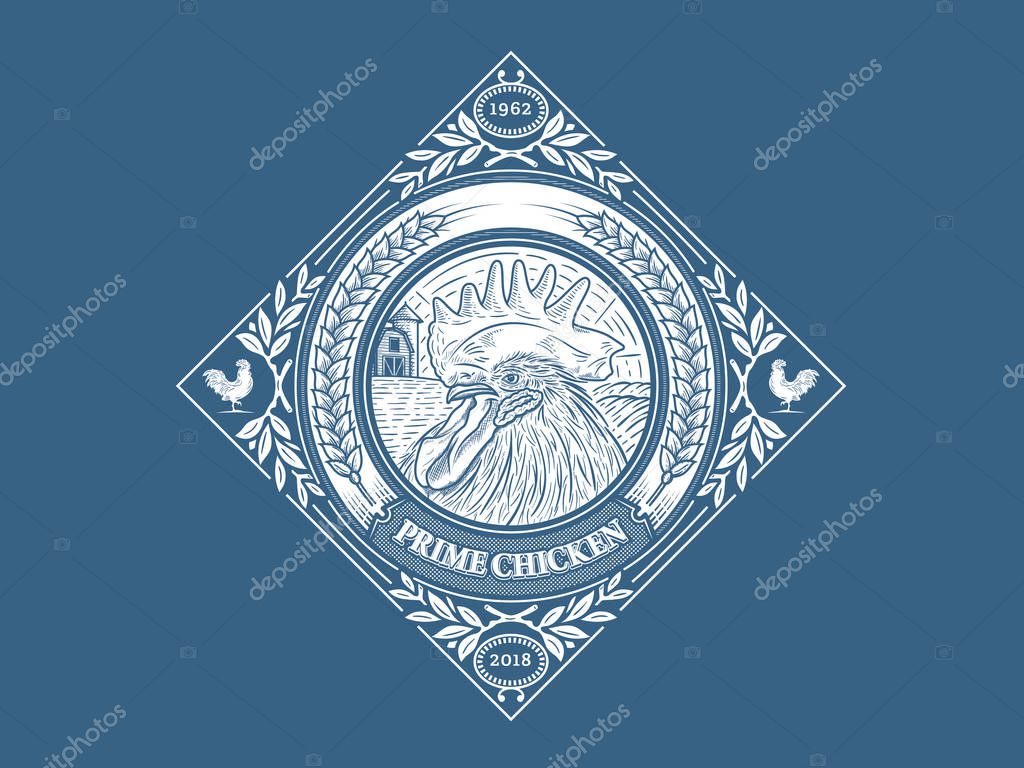 Prime chicken 1 is a vector illustration about prime quality chicken meat cuts