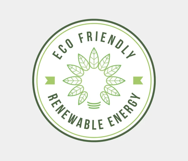 Bio Eco Vriendelijke Een Vectorillustratie Voor Elk Gebruik — Stockvector