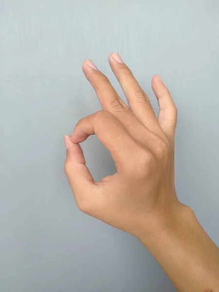 Movimentos Das Mãos Com Vários Gestos — Fotografia de Stock