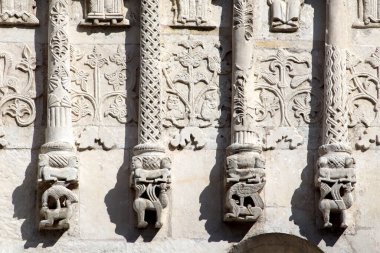 Vladimir 'deki Dmitrievsky Katedrali' nin taş oyması