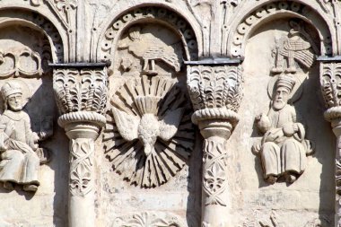 Vladimir 'deki Dmitrievsky Katedrali' nin taş oyması