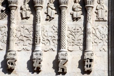 Vladimir 'deki Dmitrievsky Katedrali' nin taş oyması