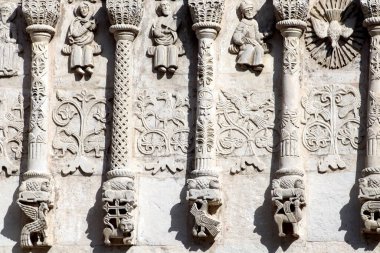 Vladimir 'deki Dmitrievsky Katedrali' nin taş oyması