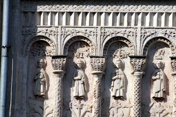 Sculpture Sur Pierre Cathédrale Dmitrievsky Vladimir — Photo