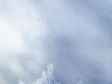 Frost'un pencere camı üzerinde bir resim