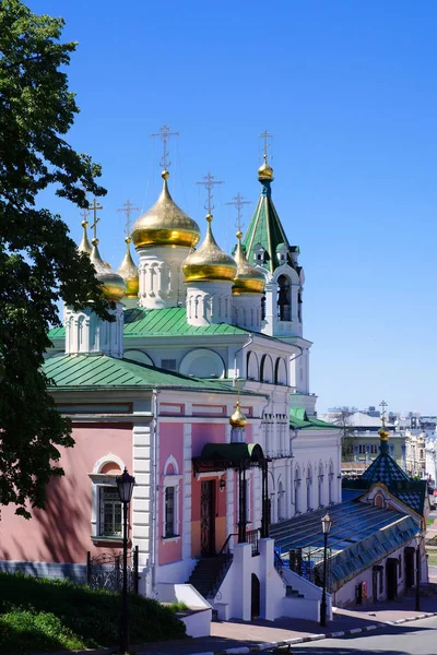 Nizhny Novgorod Federacja Rosyjska Maja 2018 Kościół Narodzenia Jana Chrzciciela — Zdjęcie stockowe