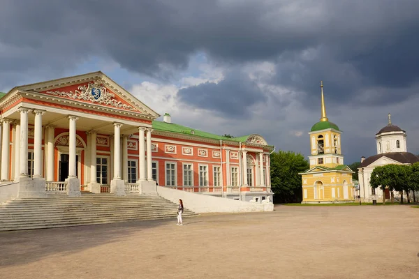 Moskova Rusya Mayıs 2019 Müze Emlak Kuskovo Sheremetev Sarayı Moskovalı — Stok fotoğraf