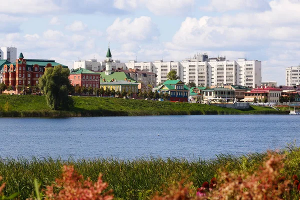 Kazan Russia September 2019 View Old District Kazan Historical Cultural — Stock Photo, Image