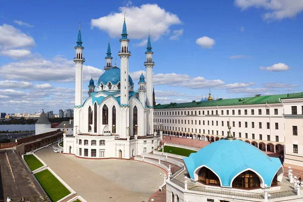 Kazan Rusya Eylül 2019 Kul Sharif Camii Kazan Kremlin Bölgesi — Stok fotoğraf