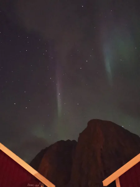 天空中的北极光 — 图库照片