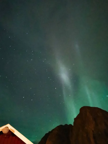 Luces Boreales Cielo — Foto de Stock