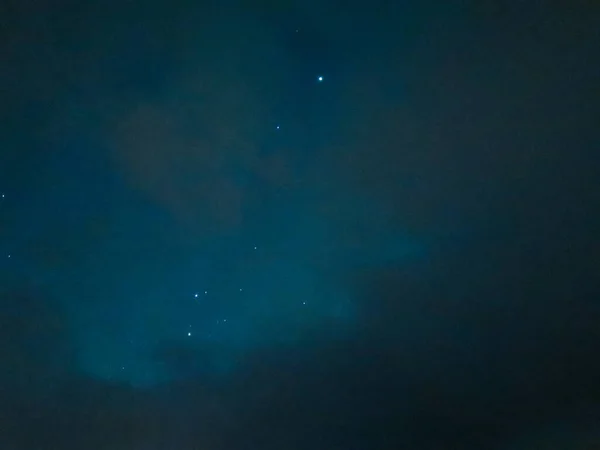 Cloudy Night Sky Stars — Stock Photo, Image