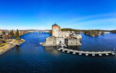 Olavinlinna, Olofsborg antik kale, 15. Bir quadcopter çekim.