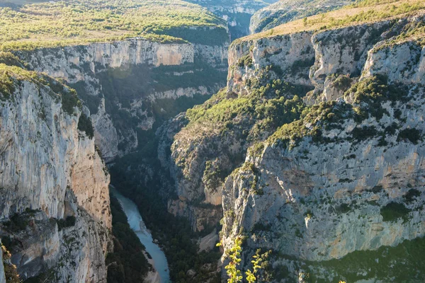 Blick auf Fluss Verdon, Schlucht von Verdon, Frankreich — Stockfoto