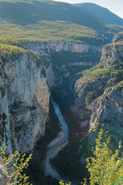Verdon River manzaralı, Verdon Gorge, Fransa