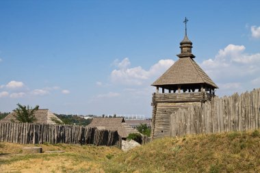 Zaporozhian Sich Khortytsya, Ukrayna'nın adada. Kosh ve Faubourg