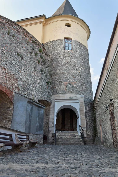 Eingang Zum Turm Der Burg Palanok Mukatschewo Jahrhundert — Stockfoto