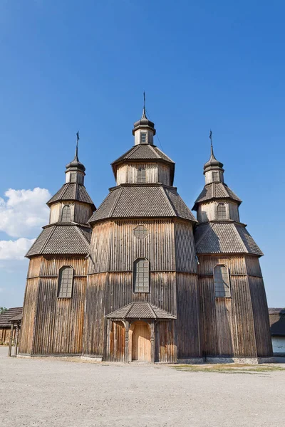 Храм Богородицы Запорожье Вертикальное Изображение — стоковое фото