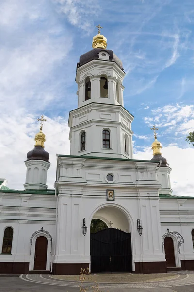 Колокольня Христианской Православной Церкви Киеве Украина — стоковое фото