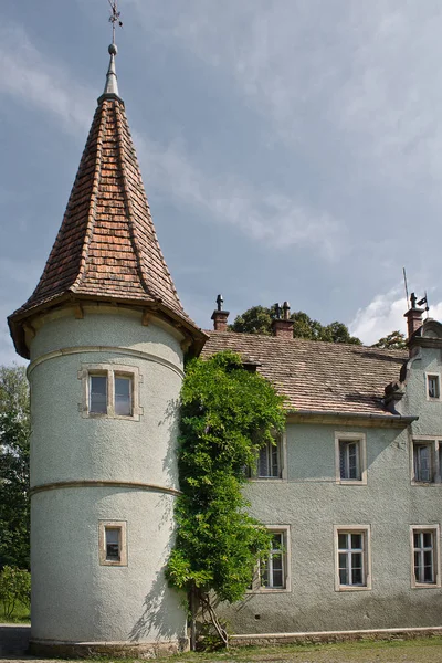 Torre Palácio Schonborn Século Xix Ucrânia Transcarpathia — Fotografia de Stock