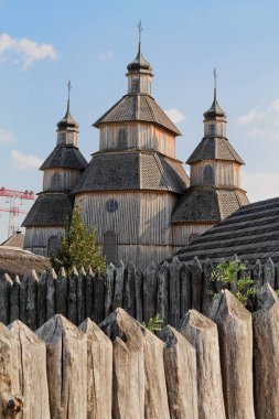 Ukrayna turistik. Zaporizhzhya Sich. Eski Kilisesi.