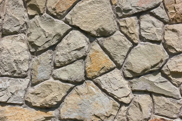 Abstract background wall of large stones closeup