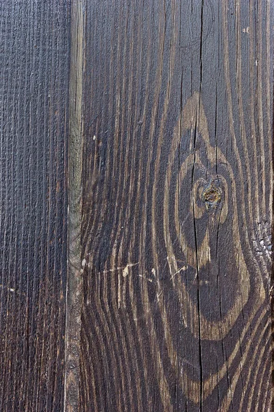 Bir Koyu Kahverengi Ahşap Yüzey Closeup Dokusuna — Stok fotoğraf