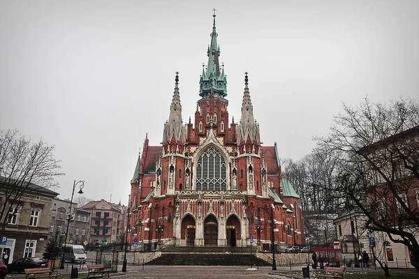 Die Kirche Des Josefs Krakau Sehenswürdigkeiten Von Polen — Stockfoto