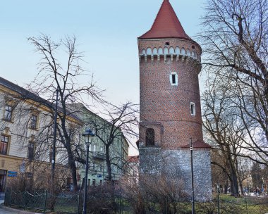 Krakow Antik tuğla kule, Polonya