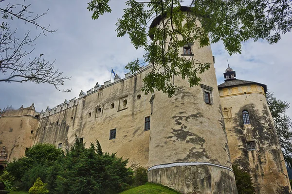 Dunajec Ősi Kastély Tornyai Nedzice Lengyelország Európa Látnivalói — Stock Fotó