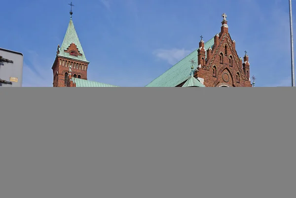 Igreja Mãe Divina Ajuda Constante Igreja Católica Velha Cracóvia Polônia — Fotografia de Stock