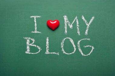 Yeşil karatahta blogumu seviyorum. 