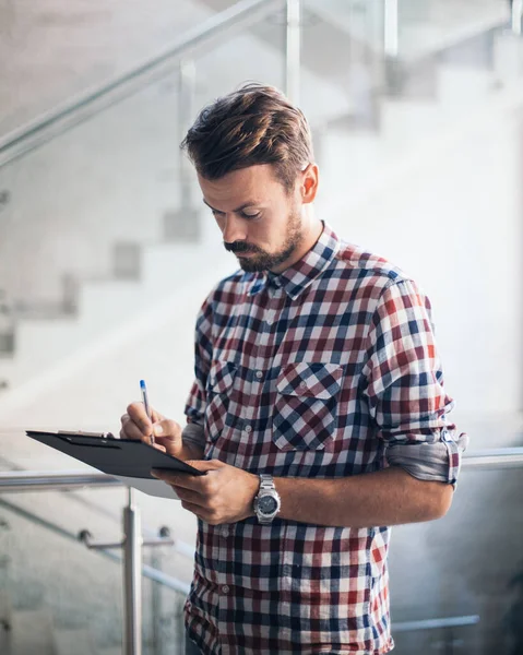 Casual Worker Checklist Royalty Free Stock Images