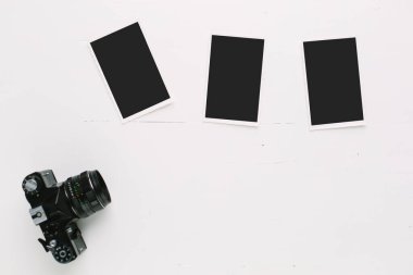 Eski moda fotoğraf makinesi.