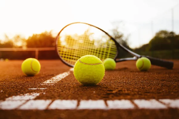 Tennis Balls Racket Stock Image