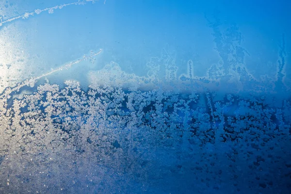Close Frozen Window Stock Image