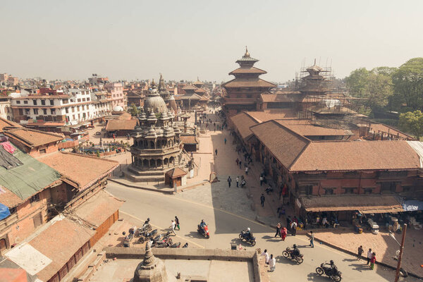 Kathmandu Nepal April 2016 Kathmandu Durbar Square One Three Durbar Royalty Free Stock Images