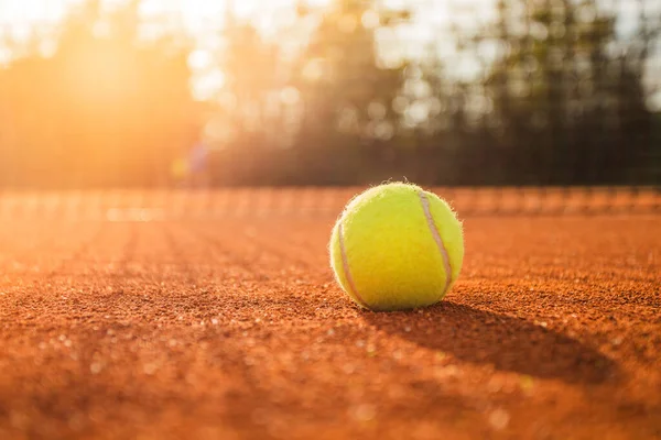 Peralatan Tenis Lapangan Tanah Liat Stok Foto Bebas Royalti
