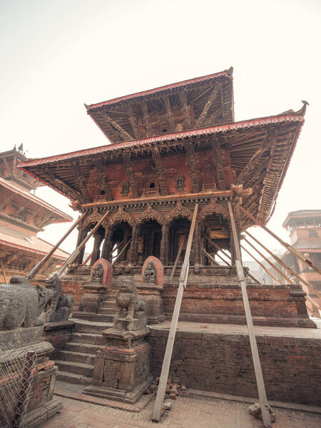 Kathmandu Nepal April 2016 Kathmandu Durbar Square One Three Durbar Royalty Free Stock Images