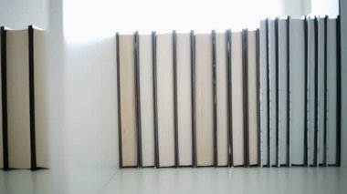 Kitaplıktaki kitaplar. Kütüphane kitapları