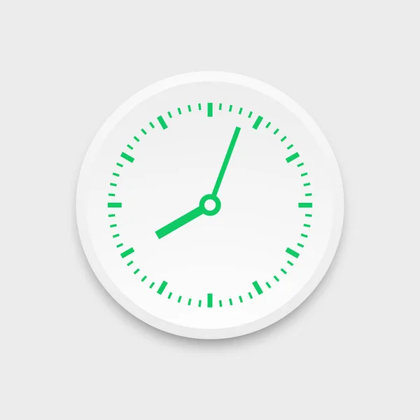 Ícone Relógio Cara Relógio Ilustração Vetorial — Vetor de Stock