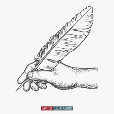 El çizimi, el ele tutuşmalar. Tasarımının şablonu işe yarıyor. İşlenmiş biçim vektör illüstrasyonu.