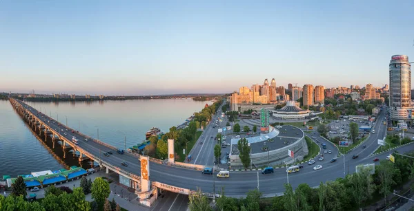 Immagine Foto Panoramiche Sfondi Paesaggio Vista Dall Alto Primavera Città — Foto Stock