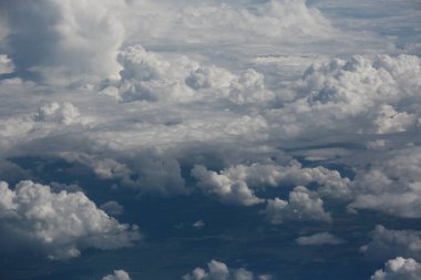 bulutlar, resim, arka plan, karakteristik manzara ile gökyüzü