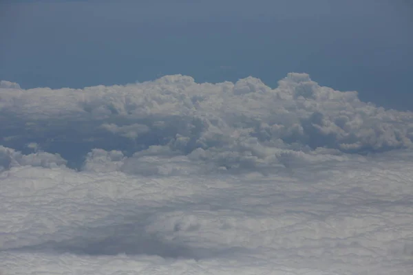 Céu com nuvens, quadro, fundo, paisagem característica — Fotografia de Stock
