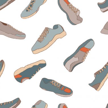 Spor ayakkabı spor ayakkabıları dikişsiz desen