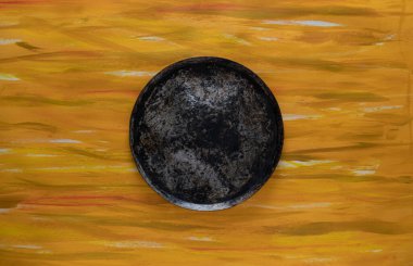 Meksika Comal Mutfak Malzemeleri. Griddle eskiden Tortilla pişirirdi..