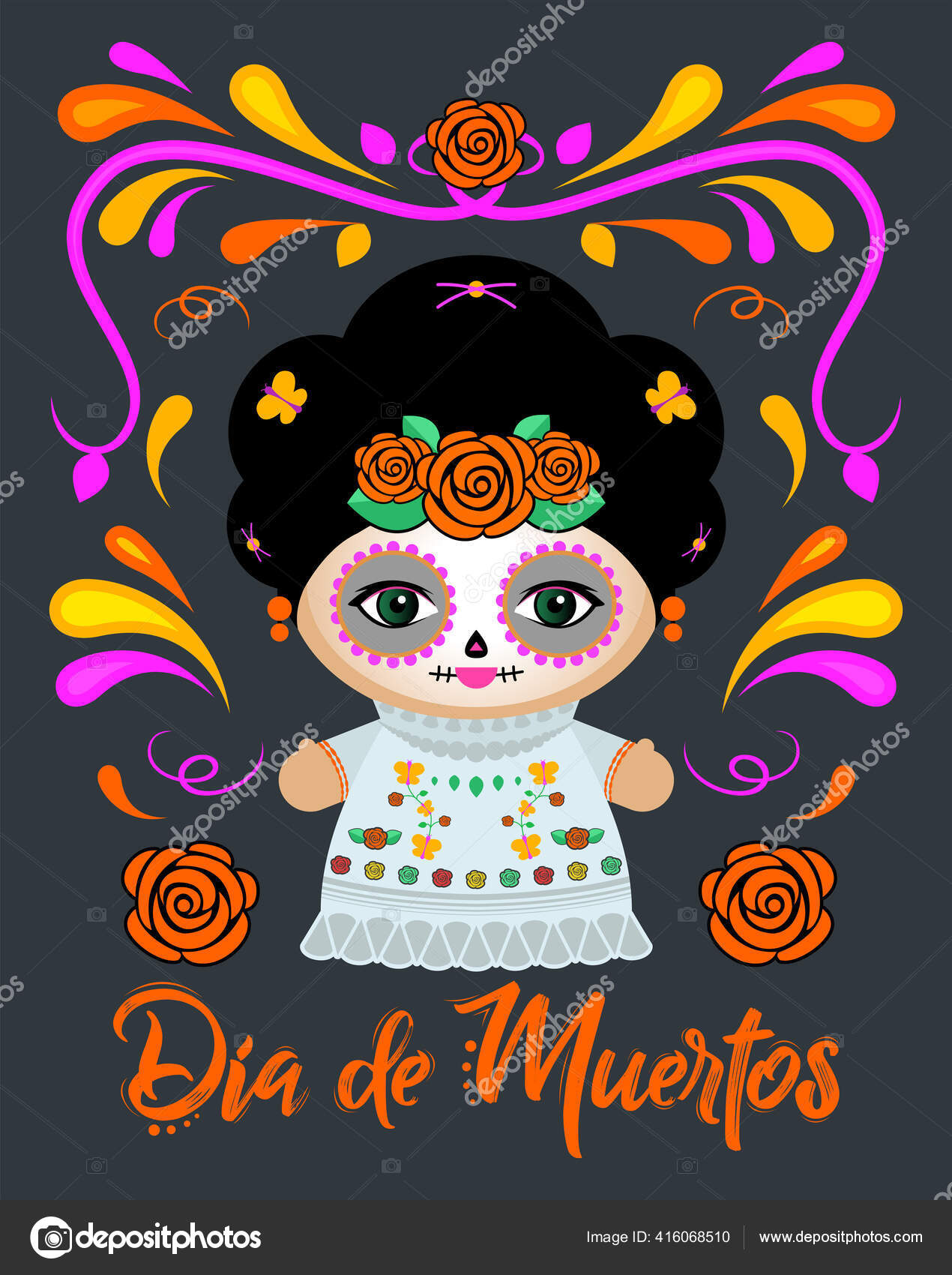 muñecas de dia de muertos