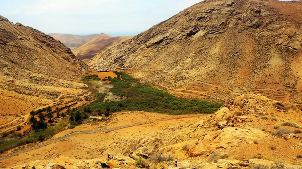 Desert Landscape Fuerteventura — Stock Photo, Image